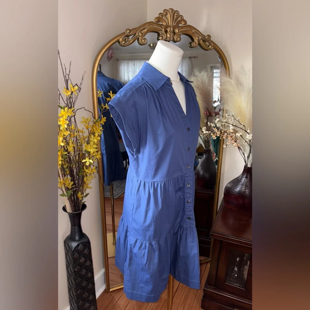Pinch Navy Cotton Mini Dress size S - Picture 4 of 14